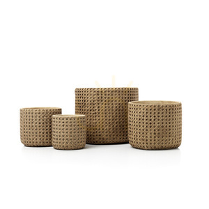 Kvetináč RattanRock Planters prírodný XL 26x26x24 cm small 4