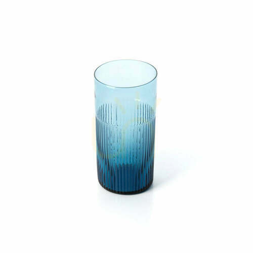 Skontrolujte Pohár Azure Rippled High Tumbler modrý