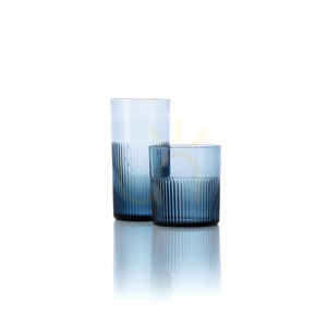 Pohár Azure Rippled High Tumbler modrý small 8