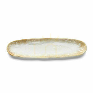 Oválny tanier Da Rocha Biely med 40,8 cm small 1