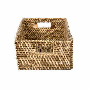 Ratanový úložný kôš Baskets 33x22x13 cm prírodná hnedá small 1