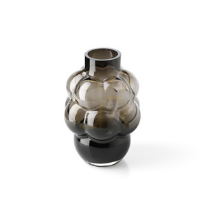 Sklenená váza Grape tmavosivá L Glass Collection small 5