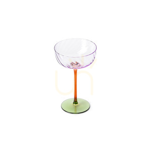 Pohár coupe Bazar Bizar The Trio-Tone 17,5 cm farebný small 2