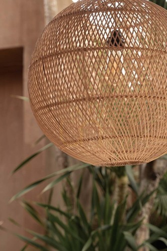 Skontrolujte Prívesné svetlo Bubble prírodné S, 30 cm, handmade Pandora Pod lampy