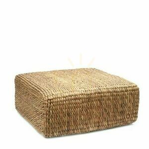 Pouf z hyacintu prírodný 60x60x30 cm Pouffe M small 3