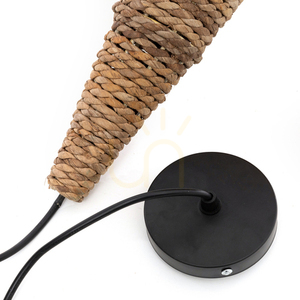 Tienidlo na závesnú lampu Bazar Bizar The Hippy Tipi L, prírodné, 50 × 50 × 70 cm small 3