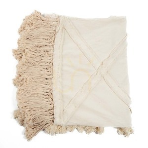 Handmade Berber Bed Throw prírodný 300x240 cm bavlnený prehoz na posteľ small 2
