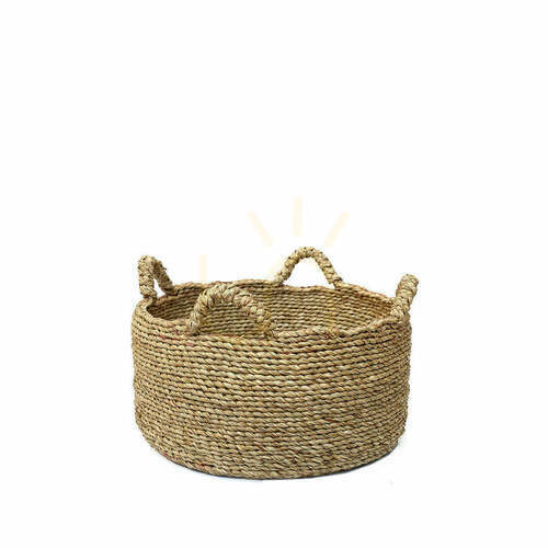 Skontrolujte Prútený kôš Les Quatre Mains Baskets Natural S 45x45x22 cm