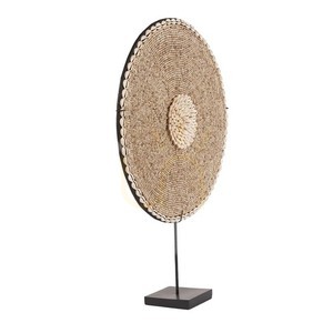 Dekoračná mušľa na stojane Guadeloupe, prírodná biela, 55 cm, Stand Decoration small 3