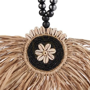 Rafia tassel prírodná čierna 70 cm, handmade príslušenstvo small 3
