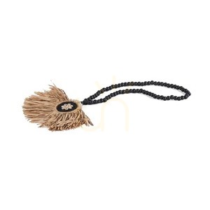 Rafia tassel prírodná čierna 70 cm, handmade príslušenstvo small 7