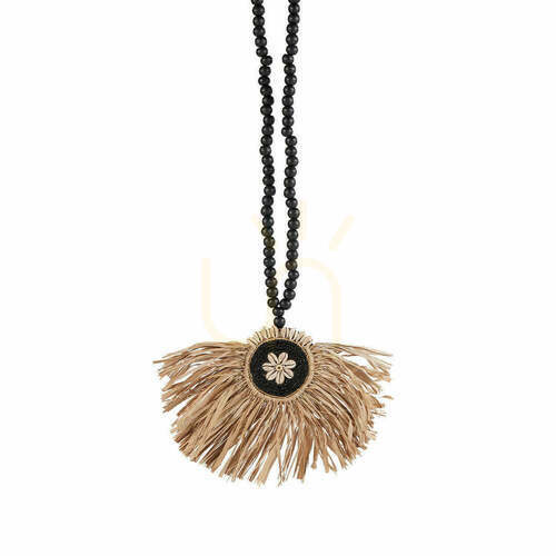 Skontrolujte Rafia tassel prírodná čierna 70 cm, handmade príslušenstvo