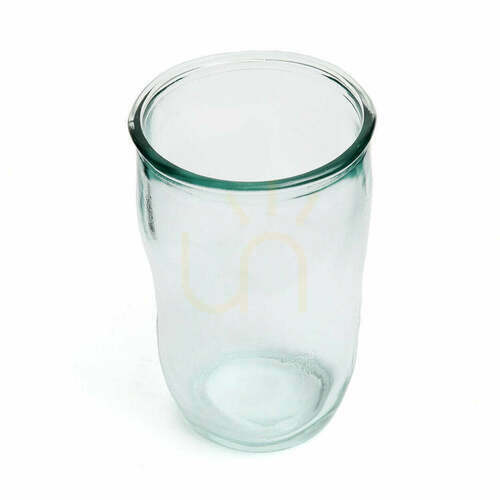 Skontrolujte Sklenený pohár Yin modrý, Glass Collection 8×8×13 cm
