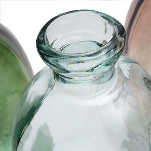 Sklenená váza Jinsuo modrá Glass Collection 73 cm small 3