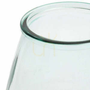 Sklenená váza Qiezi modrá L Glass Collection small 1