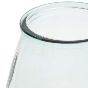 Sklenená váza Qiezi modrá L Glass Collection small 5