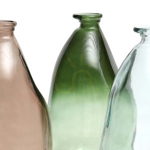 Sklenená váza Shudi modrá Glass Collection 36 cm small 2