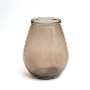 Sklenená váza Qiezi béžová M, Glass Collection small 3