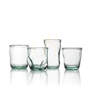 Sklenený pohár Tching Glass modrý 9 cm small 4
