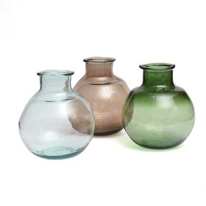 Váza Yugang Glass Collection modrá 31 cm small 4