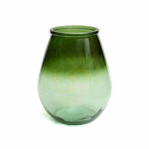 Sklenená váza Qiezi zelená L Glass Collection small 0
