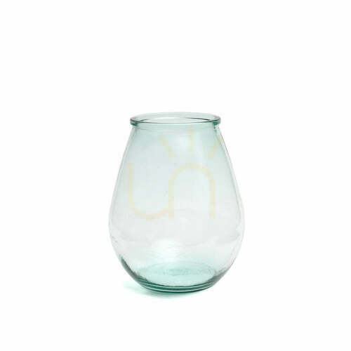 Skontrolujte Váza Qiezi Glass Collection modrá M 23 cm