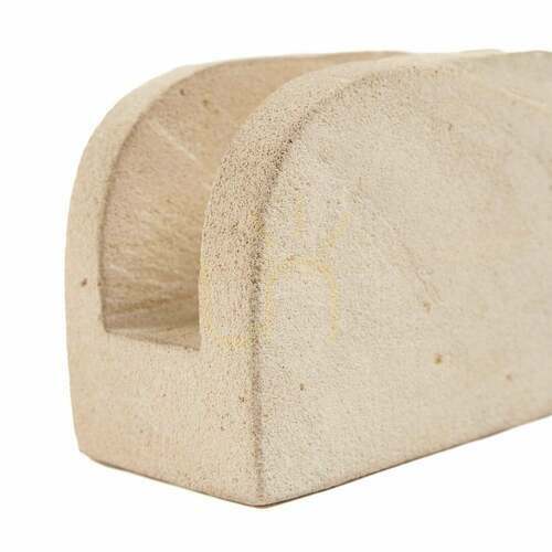 Skontrolujte Kamenný držiak na vreckovky z prírodného kameňa 13×6×8 cm