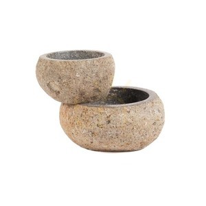 Dekoratívna miska The River Stone z riečneho kameňa S 12 cm small 3