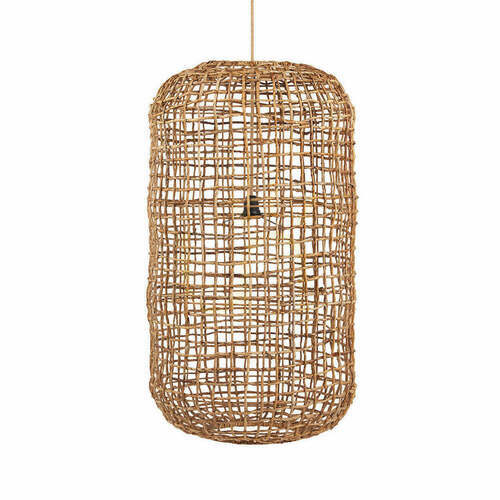Skontrolujte Prívesné svetlo Kuso Natural XL Oversized Collection, prírodné 50×50 cm