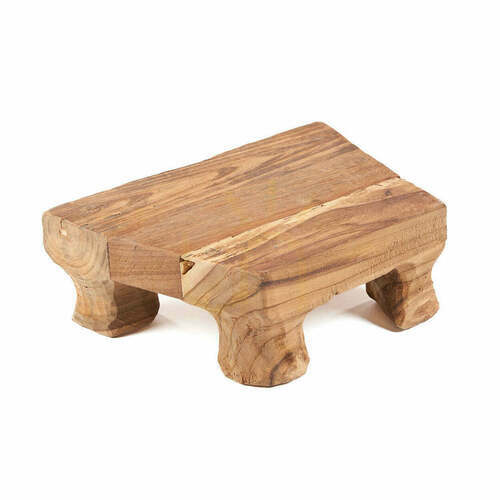 Skontrolujte Podnos z teakového koreňa Teak Root Collection prírodný 30 cm