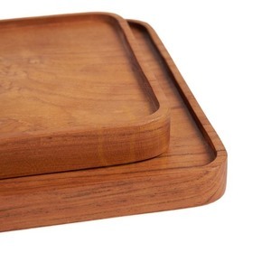 Štvorcový tanier z teakového dreva The Teak Square Plate M 20 x 20 cm prírodný small 3