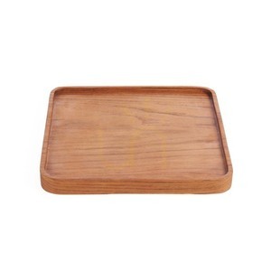 Štvorcový tanier z teakového dreva The Teak Square Plate M 20 x 20 cm prírodný small 5
