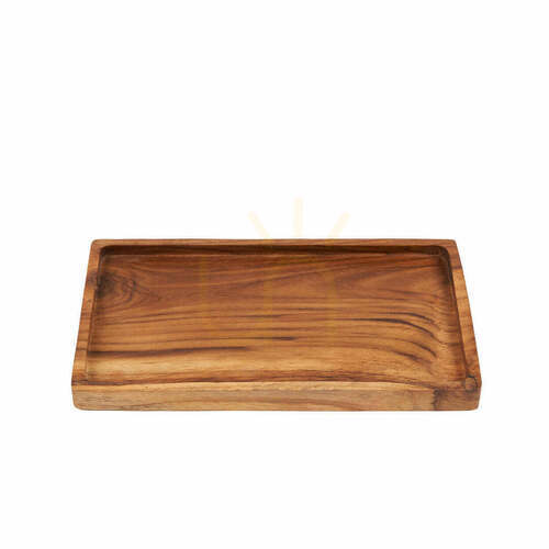 Skontrolujte Podnos Gormandize Teak Root Collection prírodný M 25x15 cm