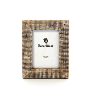 Fotorámček 13x18 cm Bazar Bizar Desert Weave Antique, byvolia kosť small 2