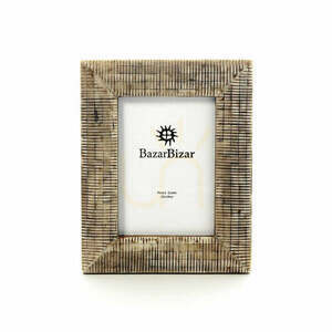 Fotorámček 13x18 cm Bazar Bizar Desert Weave Antique, byvolia kosť small 0
