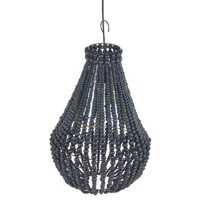 Luster Teardrop čierny M 40x40x75 cm small 2
