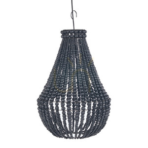 Luster Teardrop čierny M 40x40x75 cm small 6