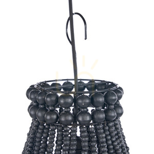 Luster Teardrop čierny M 40x40x75 cm small 7
