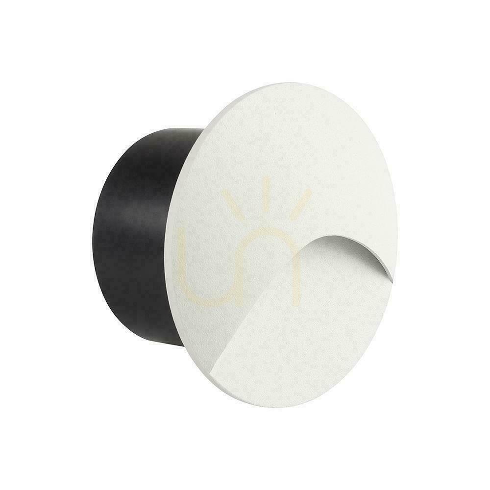 Skontrolujte Hliníkové 3W LED svietidlo V-TAC na kruhové schodisko biele 230V IP65 VT-44002RD 3000K 230lm Hliníkové 3W LED svietidlo V-TAC na kruhové schodisko biele 230V IP65 VT-44002RD 3000K 230lm