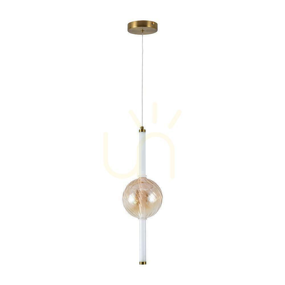 Skontrolujte V-TAC LED 8W zlatá jantárová biela závesné svietidlo VT-84039 3000K 1100lm V-TAC LED 8W zlatá jantárová biela závesné svietidlo VT-84039 3000K 1100lm