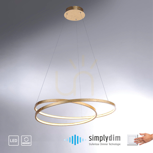 Závesné svietidlo ROMAN 2474-12 Gold 1xLED small 11