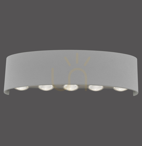 Skontrolujte Nástenné svietidlo CARLO 9489-21 Silver 10xLED
