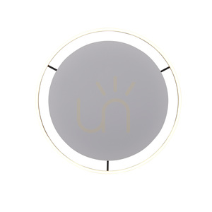 Plafón RITUS 15392-13 antracit 1xLED small 18