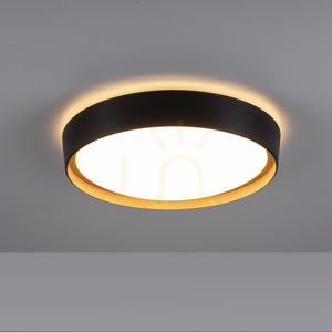 LED stropné svietidlo Zuma Line EMILIA 14347-18 čierne s dekorom dreva 29 W 40 cm small 4