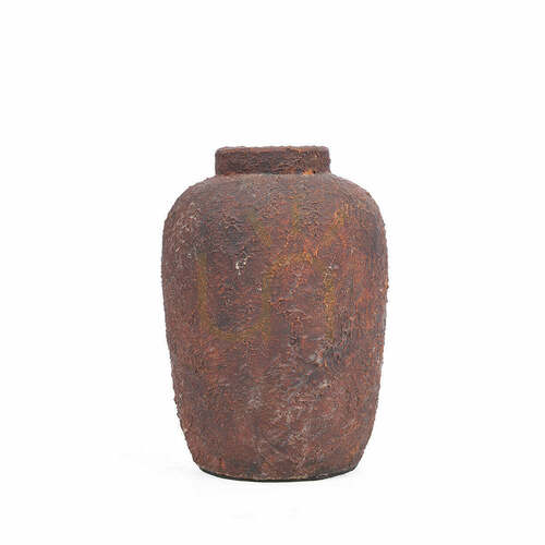 Skontrolujte Dekoratívna váza Bazar Bizar Clay Echo bordová S, 20 cm