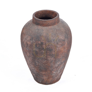 Váza Terracotta Collection burgundská XXL 70 cm small 6