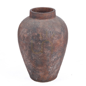 Váza Terracotta Collection burgundská XXL 70 cm small 8