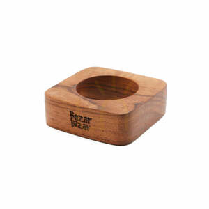 Krúžok na obrúsok Bazar Bizar teakový koreň prírodný 6x6x2 cm BASU608N small 0