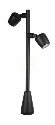 Skontrolujte SU-MA Dublo DBL-700 čierna 70 cm LED GU10 IP65 vonkajšia stojaca lampa s nastaviteľnými hlavicami