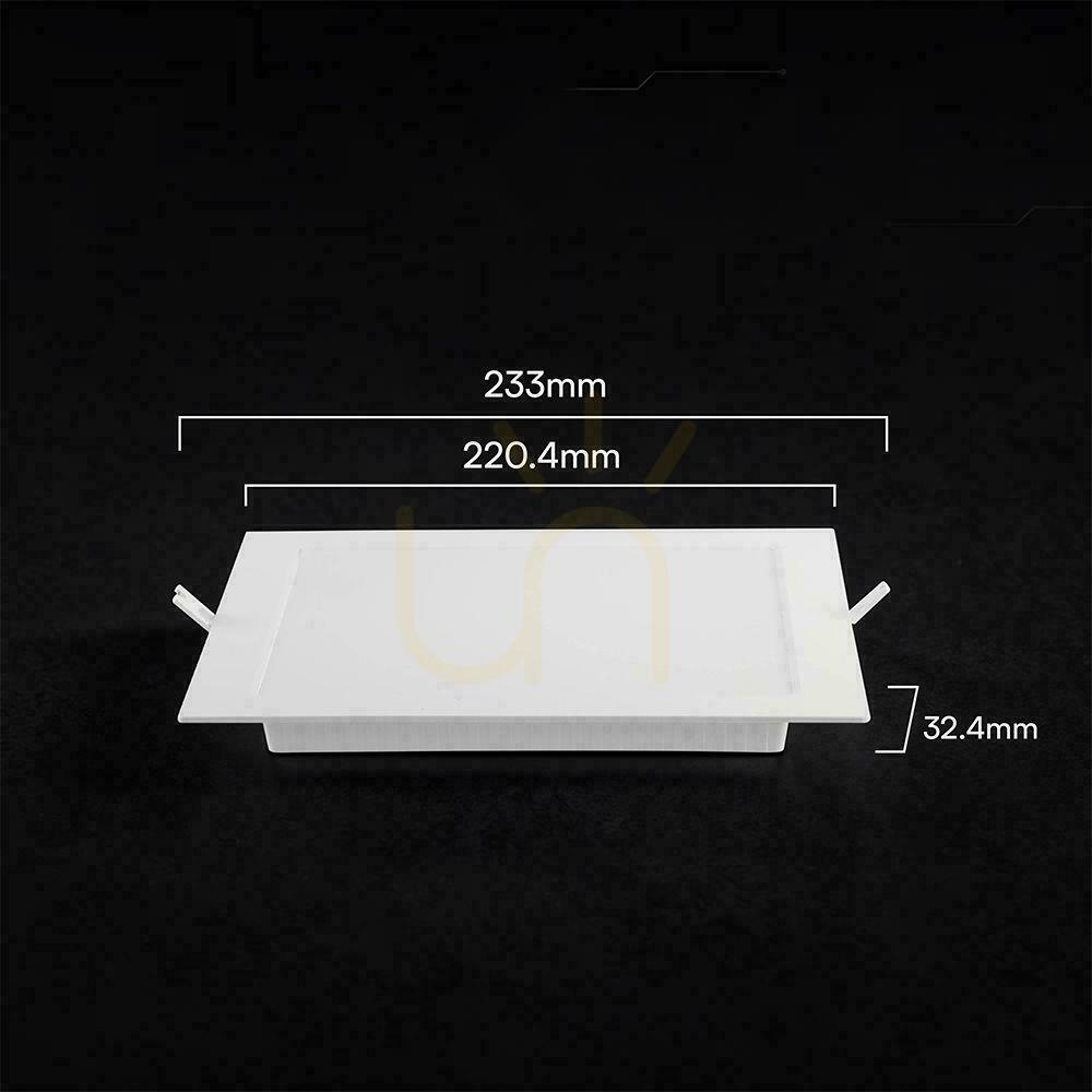 Šou V-TAC 18W LED CREE CHIP zapustené stropné svietidlo štvorcové 220x220mm VT-61018CCT 1980lm 6 rokov záruka V-TAC 18W LED CREE CHIP zapustené stropné svietidlo štvorcové 220x220mm VT-61018CCT 1980lm 6 rokov záruka